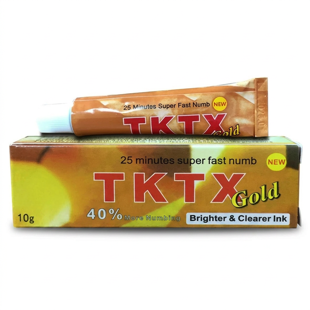 Gold TKTX Numbing Cream - 40% strength numbing cream tube
